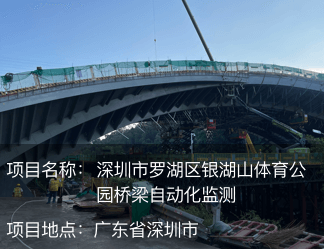 深圳市罗湖银湖山体育公园桥梁自动化监测