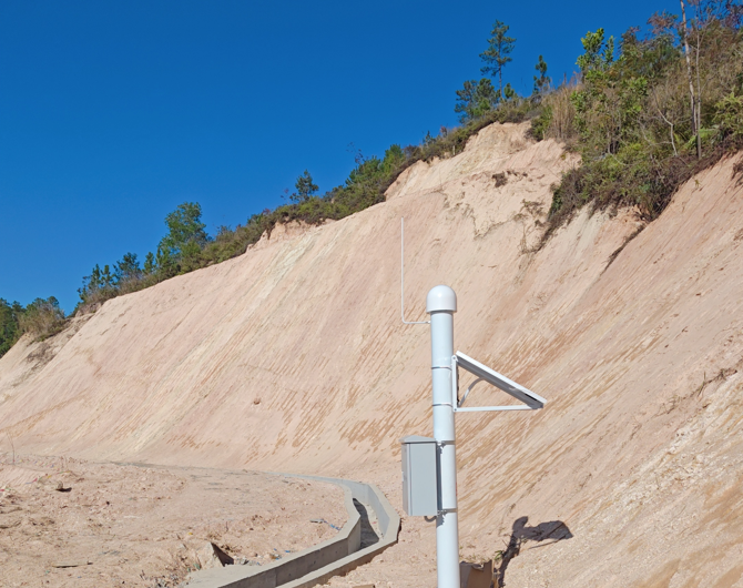 广东省惠州市横沥绿色现代石场边坡智能安全监测